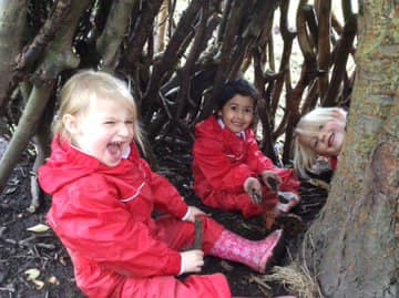 Little NULS celebrate Forest School Day